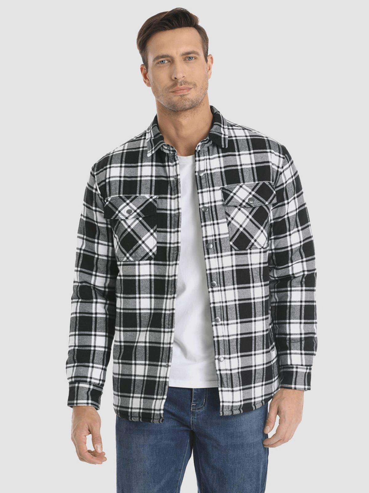 Iver ™- Striped Flannel Jacket