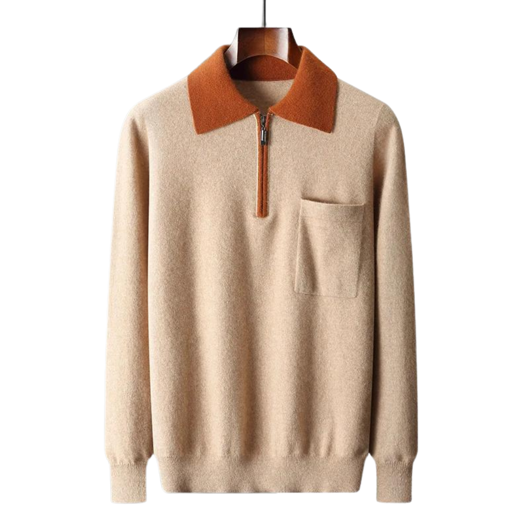 Smith Two-Tone Polo Zip