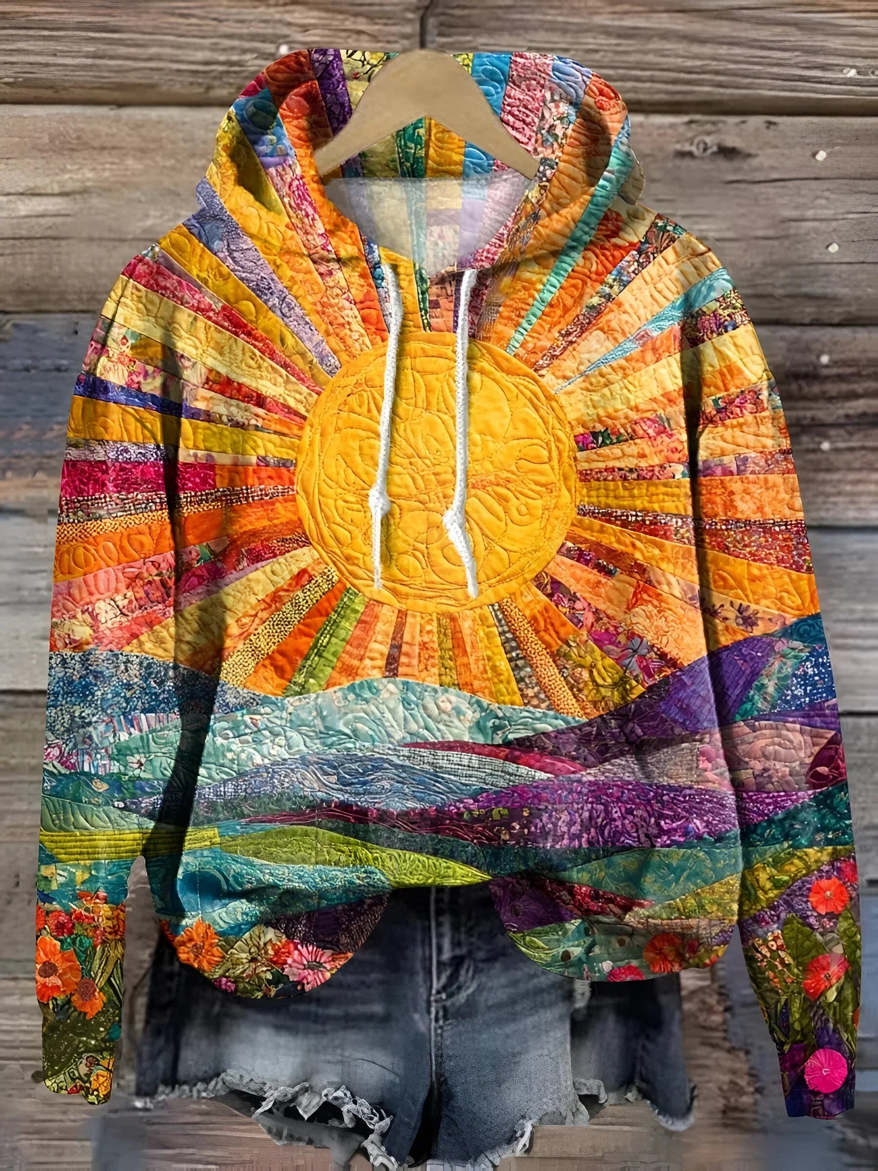 Amber | Colorful Sunrise Hoodie