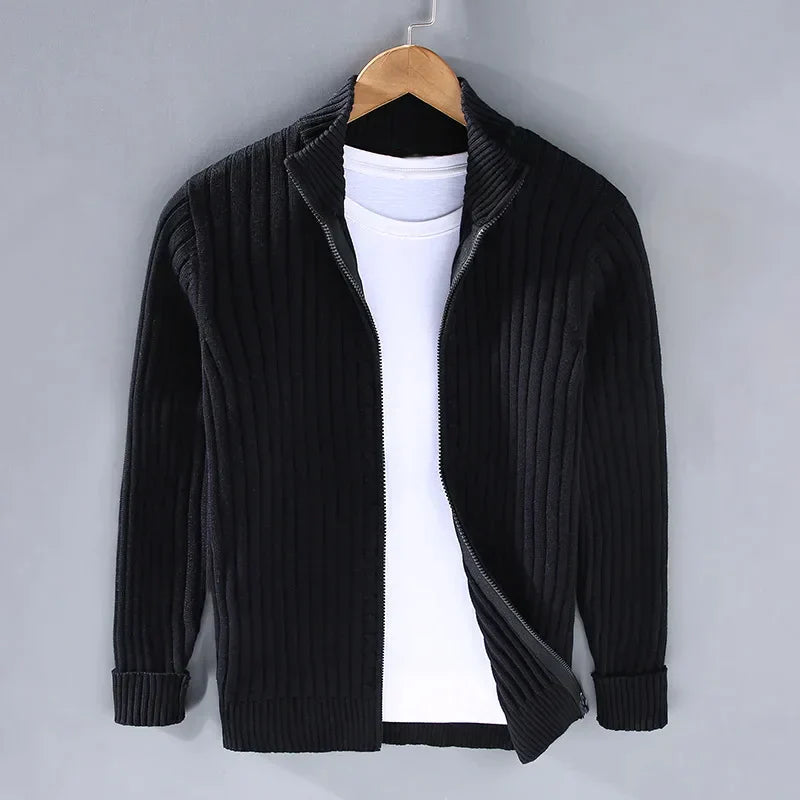Damien Zip Cardigan