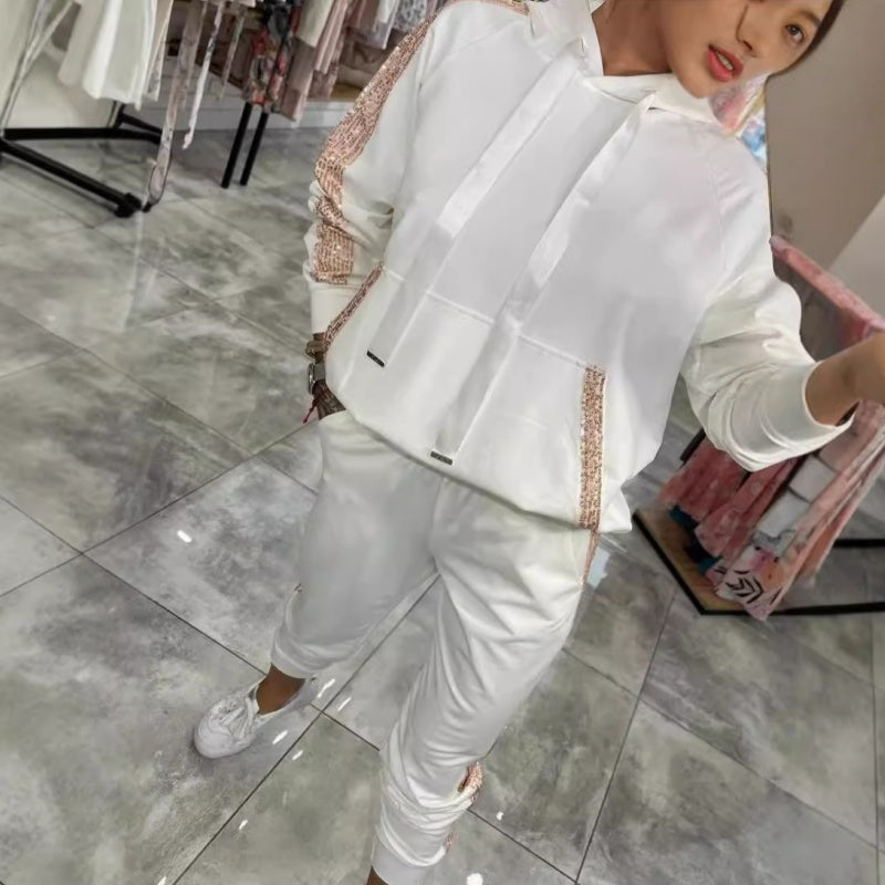 Sofía - 2-Piece Set: Hooded Sweatshirt with Drawstring + Pants