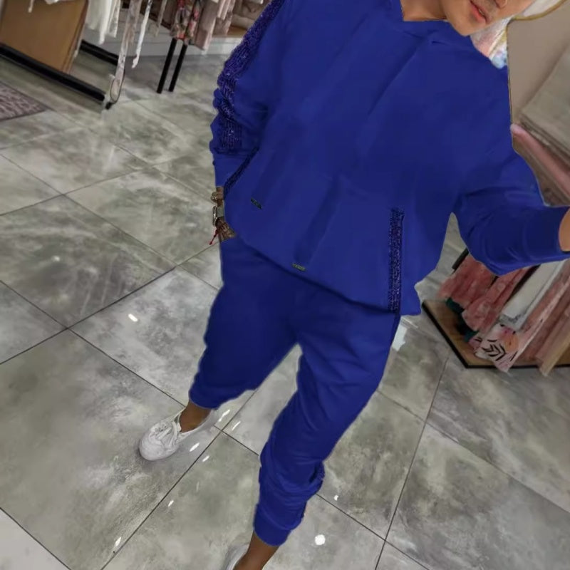 Sofía - 2-Piece Set: Hooded Sweatshirt with Drawstring + Pants