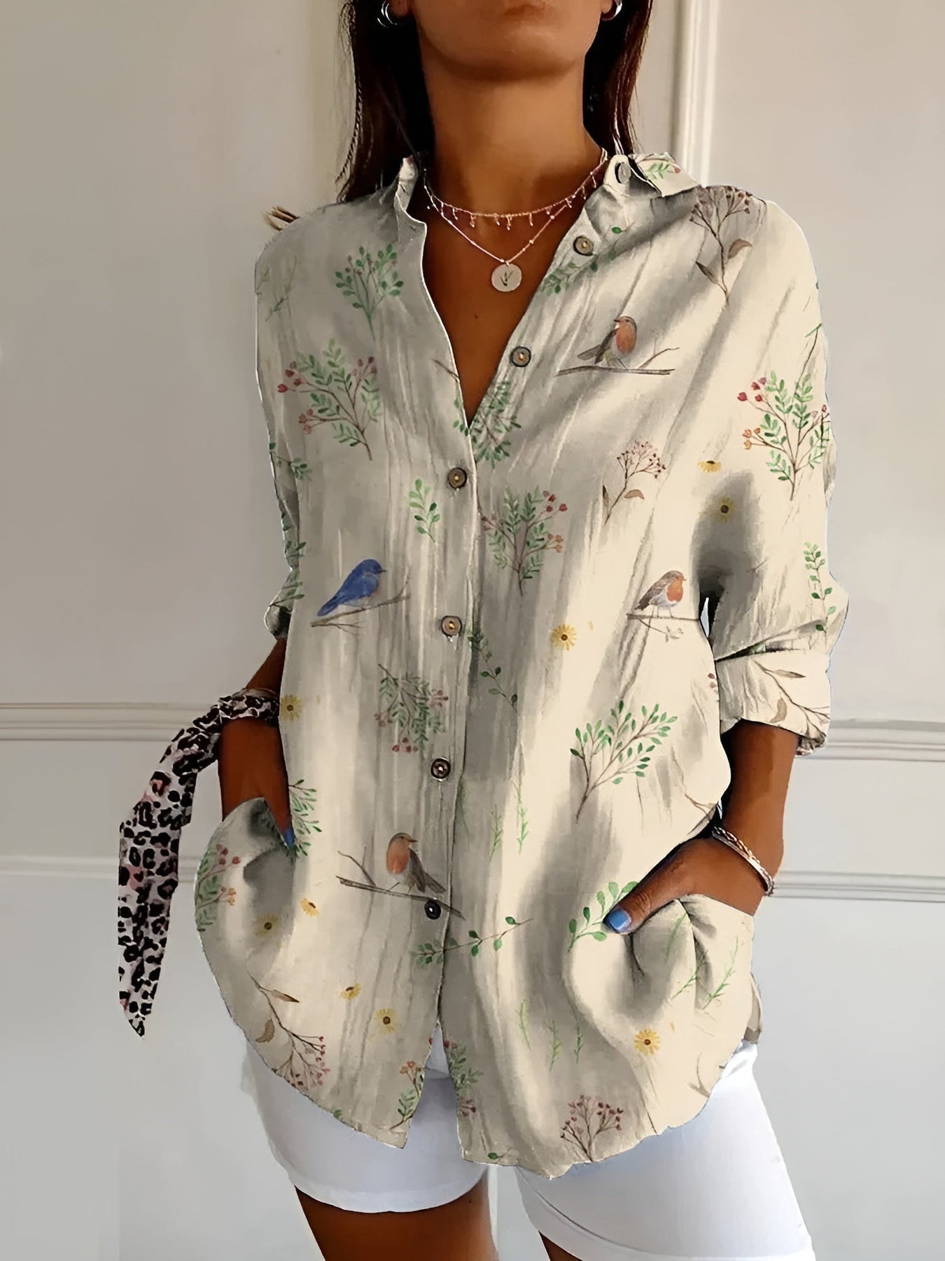 Haven Hills – Artistic Escape Button-Up Shirt