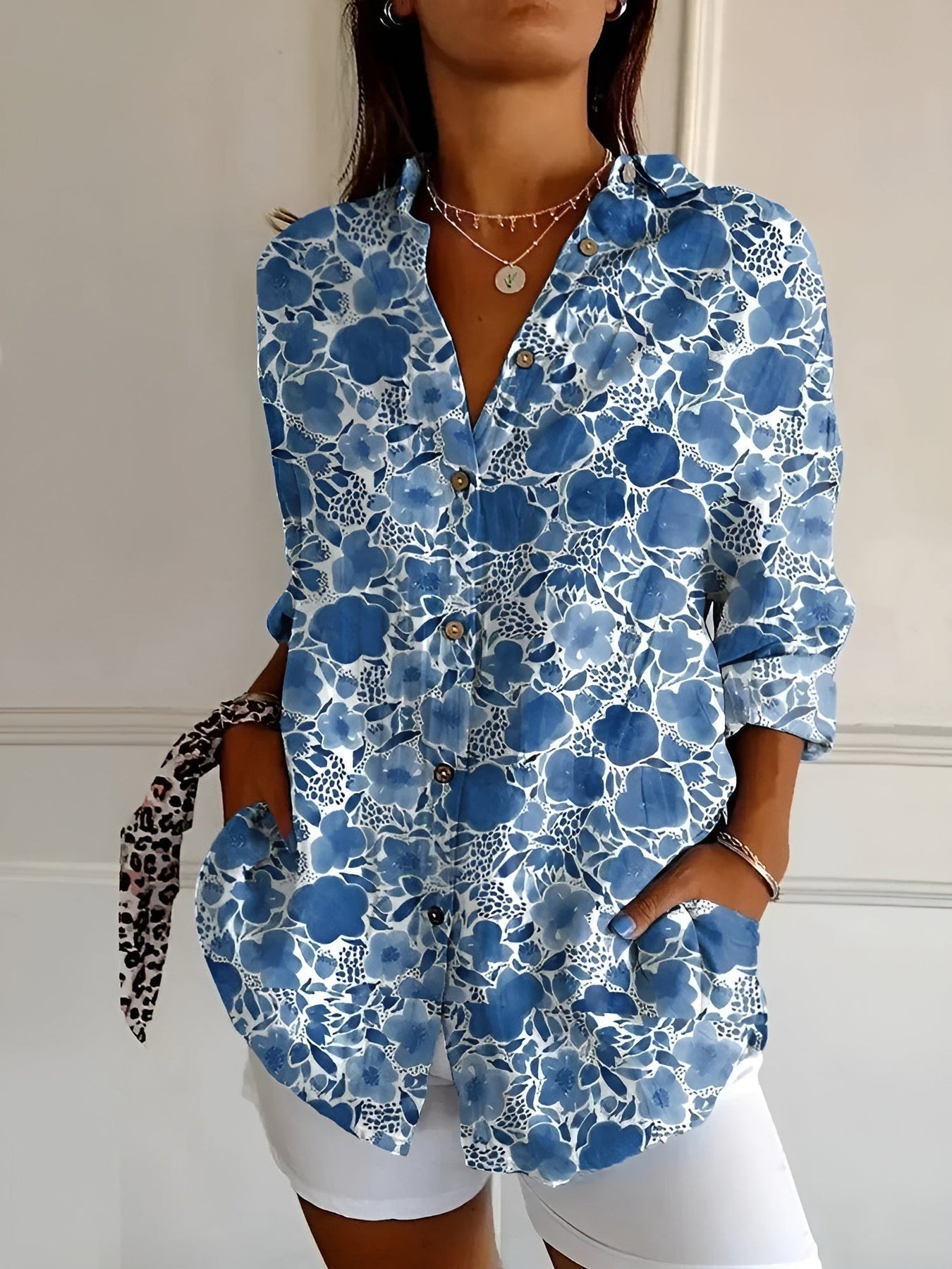 Haven Hills – Artistic Escape Button-Up Shirt