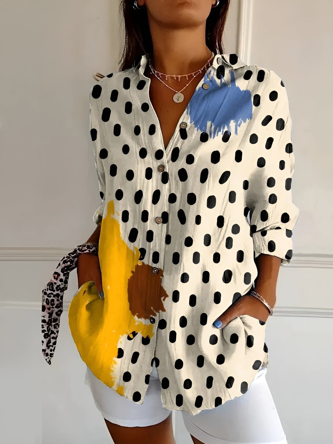 Haven Hills – Artistic Escape Button-Up Shirt