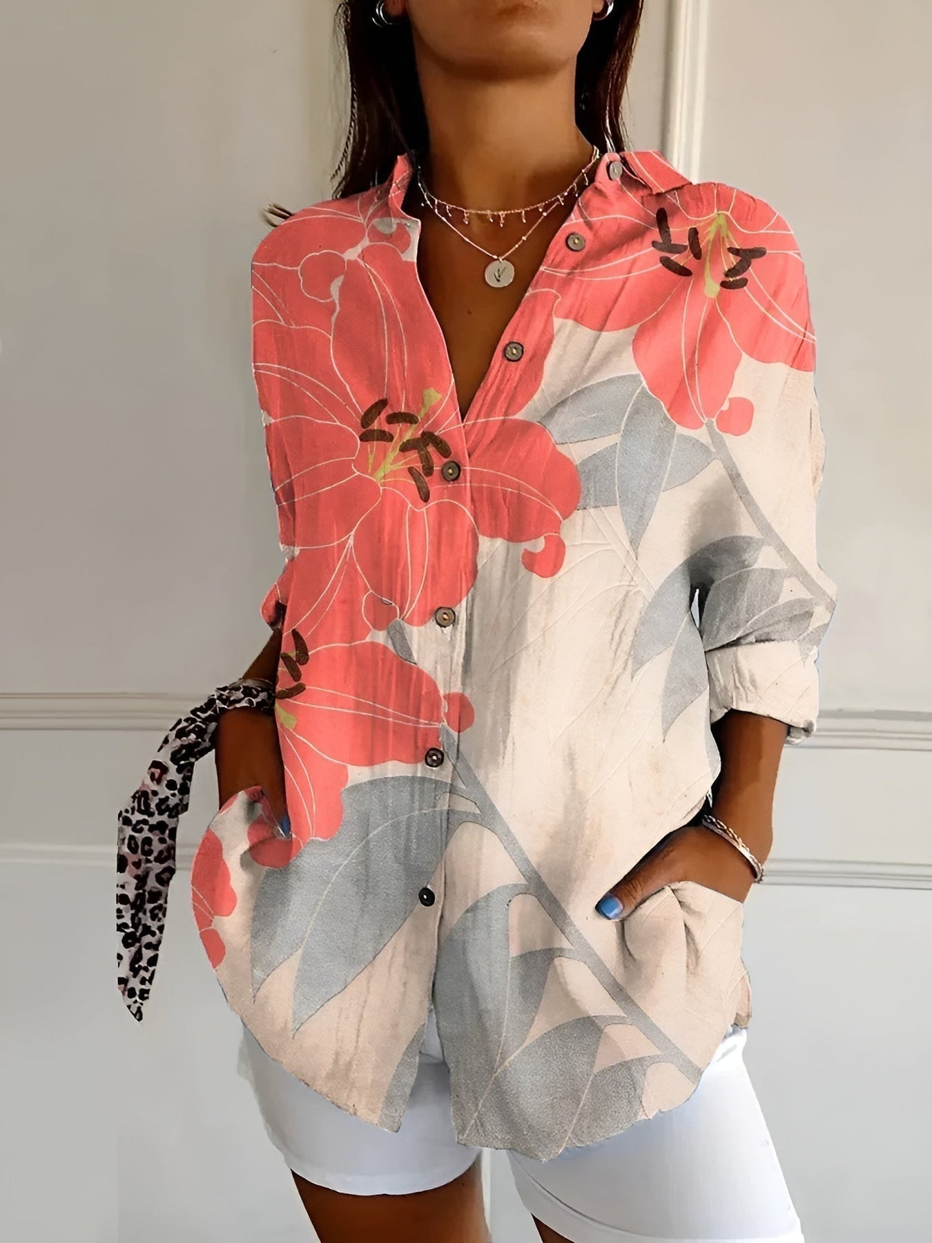 Haven Hills – Artistic Escape Button-Up Shirt